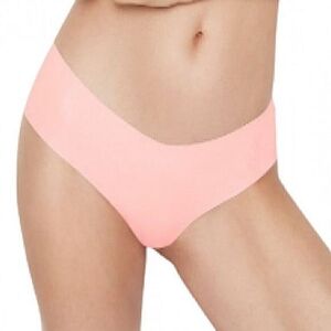 Victoria's Secret VS No-Show Shimmer Hiphugger Panty Light Pink Underwear Medium
